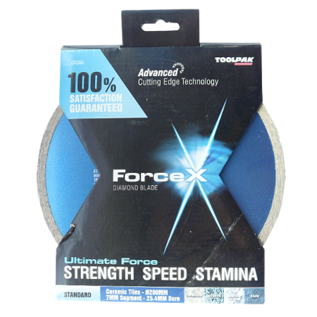 Diamond Tile Blade 180mm x 25.4mm 7mm Rim Force X
